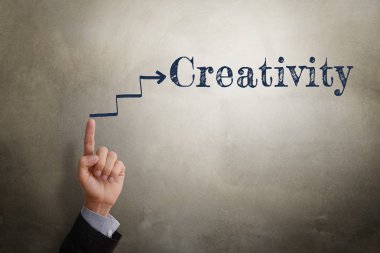 Yaratıcılık için adım el noktası