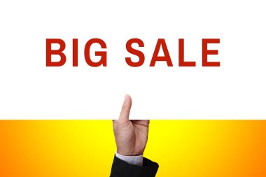 Reklam banner büyük satış