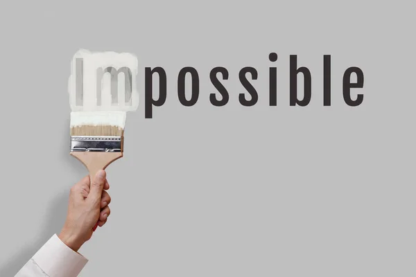 İmkansız yapmak mümkün — Stok fotoğraf