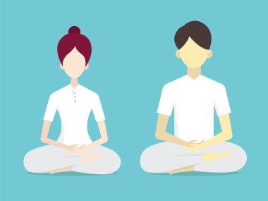 Budizm meditasyon karakter 