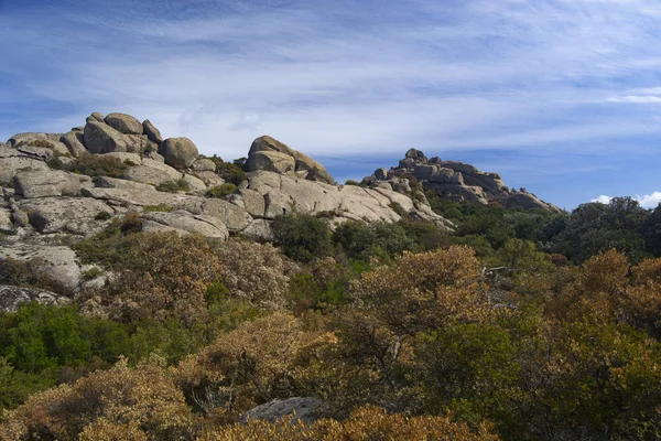 Rocks Acqueddas Sette Fratelli Park — Stock Photo, Image
