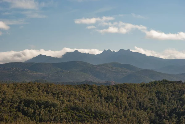 Panorama Monte Tratzalis Fondo Picos Sette Fratelli — Foto de Stock