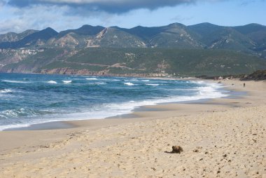 Porto Paglia plajı manzarası