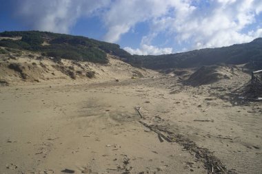 Porto Paglia plajı manzarası