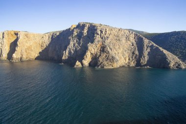 Cala Domestica sahili manzarası