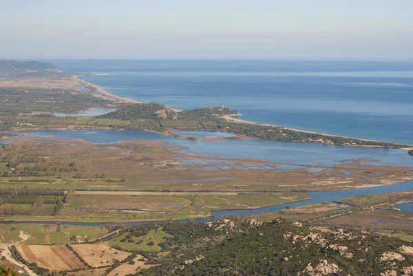 Costa Muravera Desde Monte Liuru — Foto de Stock