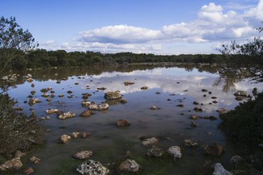 Setzu Giara 'nın manzarası