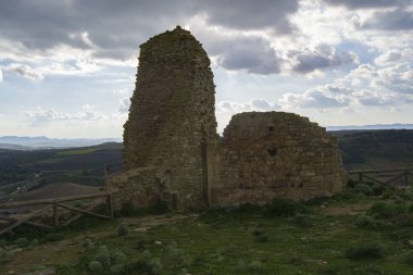 View of Las Plassas castle ruins