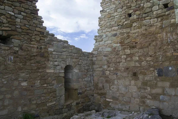 Widok Ruiny Zamku Las Plassas — Zdjęcie stockowe