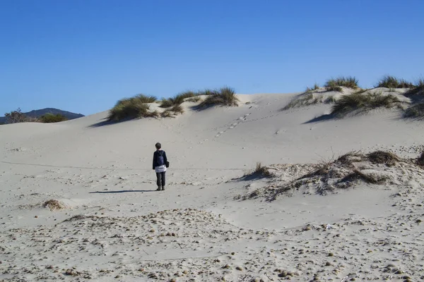 The white dunes of Is Arenas Biancas, Teulada