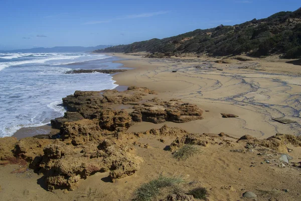 Veduta Della Spiaggia Scivu — Foto Stock