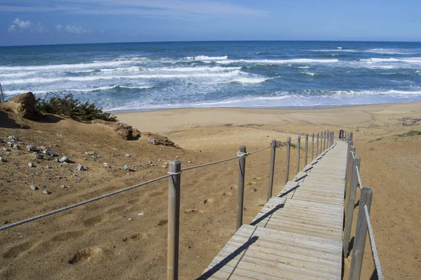 Vue Sur Plage Scivu — Photo