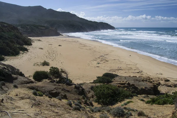 Vista Playa Scivu — Foto de Stock