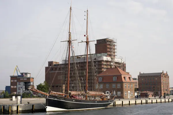 Puerto antiguo de Wismar — Foto de Stock