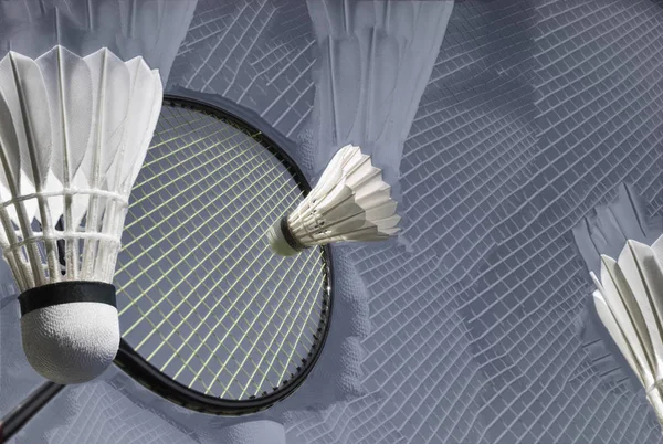 Closeup soyut Badminton spor