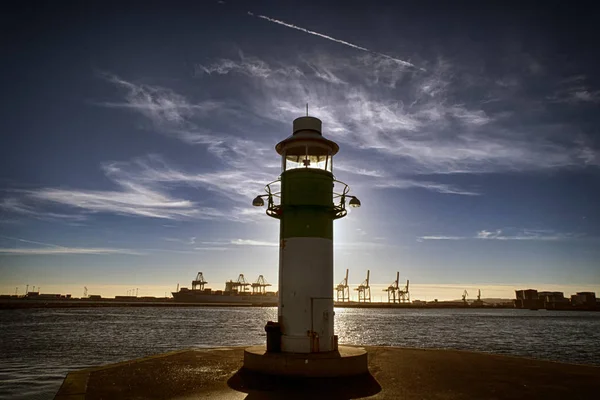 Latarnia morska Aarhus zbliżenie — Zdjęcie stockowe