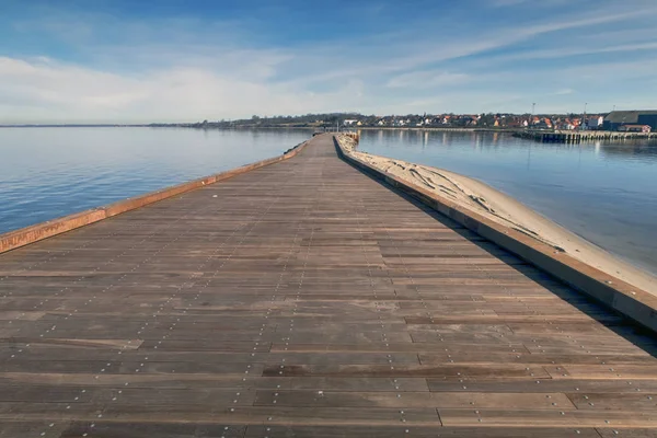 Modern ny gångväg — Stockfoto