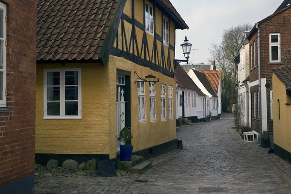 Cidade velha Ribe na Dinamarca — Fotografia de Stock