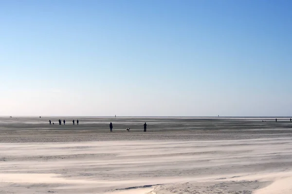 Na pláž St. Peter-Ording v Německu — Stock fotografie