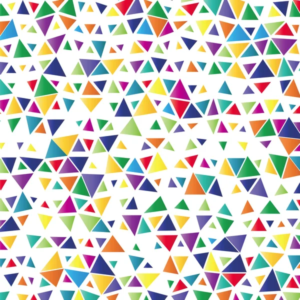 Fondo con triángulos de colores — Vector de stock