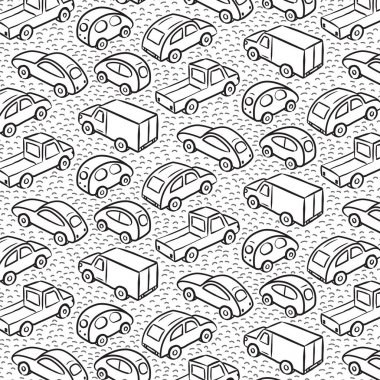 taşıma araçları ile yinelenen desen