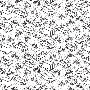 taşıma araçları ile yinelenen desen