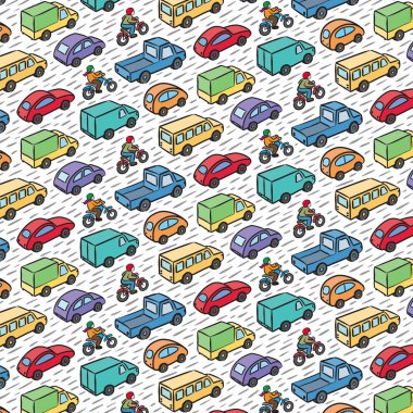 taşıma araçları ile yinelenen desen