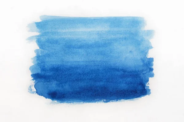 Hand Painted Blue Watercolor Background — Stock Photo, Image