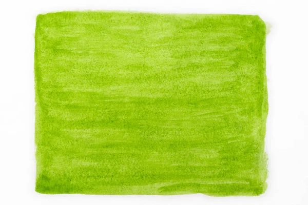 Hand Painted Green Watercolor Background — Stock Photo, Image