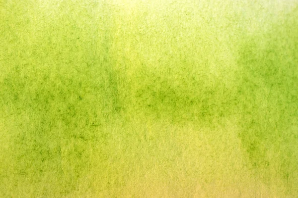 Mão Pintado Fundo Aquarela Verde — Fotografia de Stock