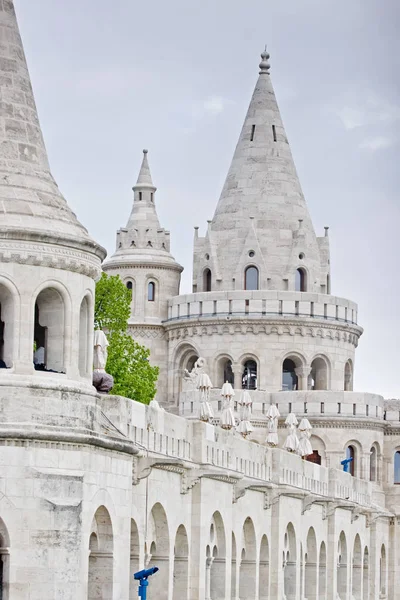 Fisherman 's Bastion in Budapest, Hungary Стоковая Картинка