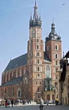 sokakta Krakow, Polonya