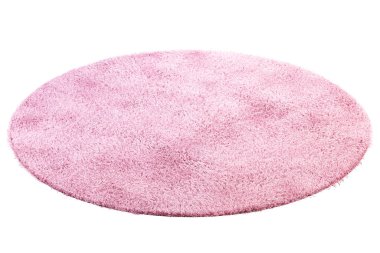 Yüksek kazıklı modern pembe halı. 3d hazırlayıcı