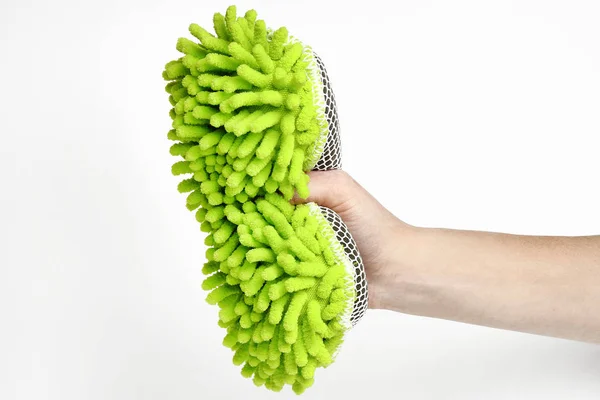 Stylish sponge in hand — Stock Photo, Image