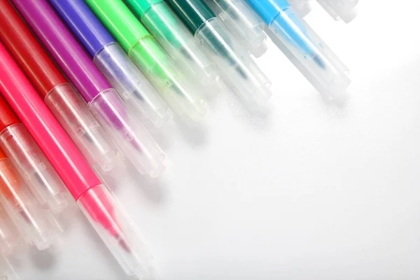 Цветные маркеры для рисования — стоковое фото