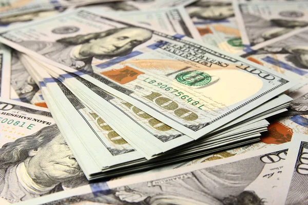 Business-Dollar-Geld auf weißem Hintergrund — Stockfoto