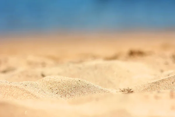 Homokhullámok a strandon — Stock Fotó