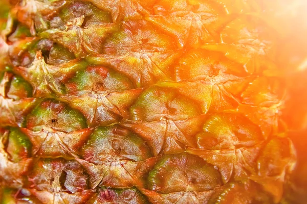 Close up textura de fundo de abacaxi maduro fresco — Fotografia de Stock