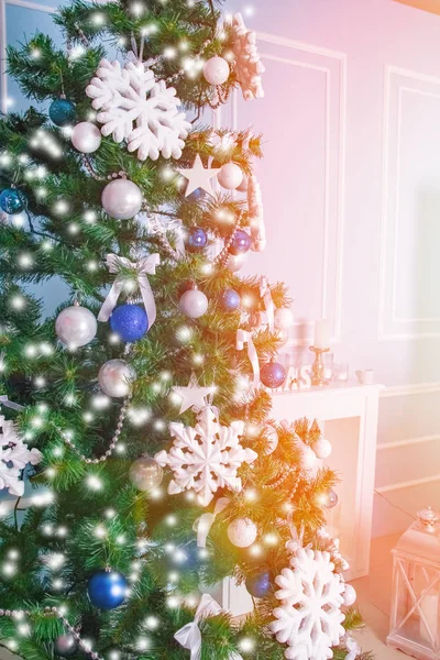 Felice Natale casa sfondo — Foto Stock