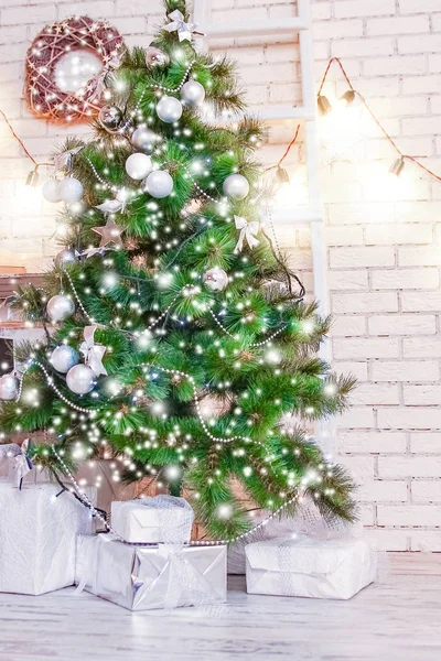 Happy Christmas House bakgrund — Stockfoto