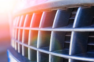 şık örgü ön tampon araba arka plan