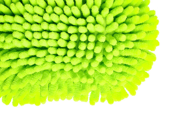 stylish sponge on a white background for cars