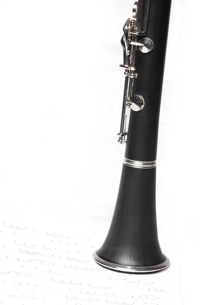 Clarinet on a white background — Stock Photo, Image