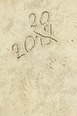 doğa arka plan üzerinde deniz kumu üzerinde güzel desen