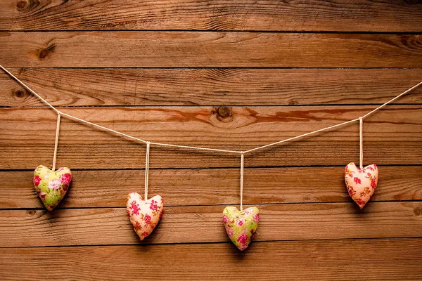 Harten op Valentijnsdag verliefd — Stockfoto