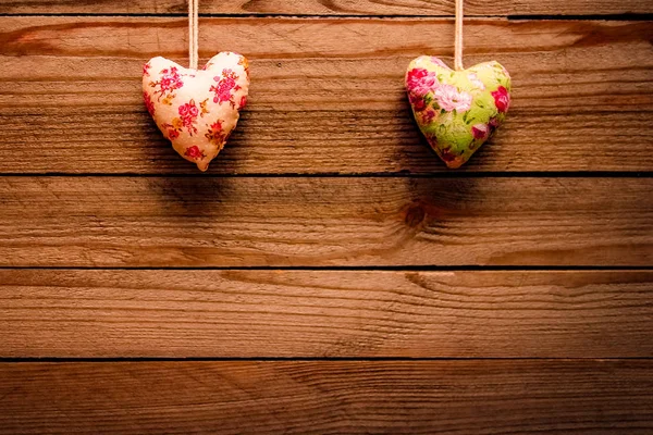 Hearts on valentine's day in love — Stock Photo, Image