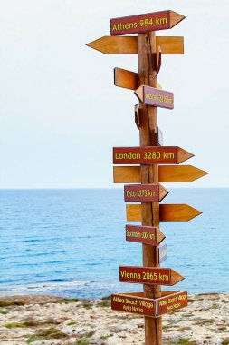 deniz yönü arka plan tarafından doğa üzerinde
