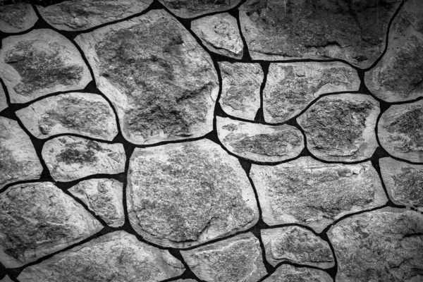 Pared Piedra Sobre Fondo Naturaleza —  Fotos de Stock