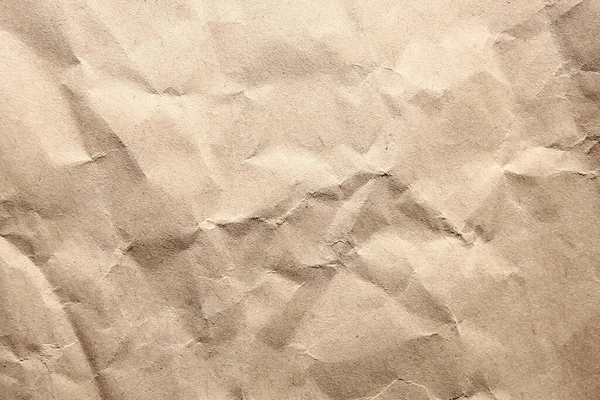 Crumpled White Paper Background Texture — Stock Photo, Image