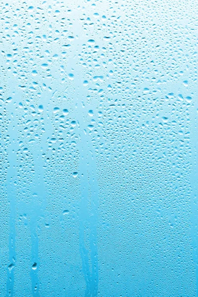 Hermoso Vidrio Ventana Con Fondo Gotas —  Fotos de Stock